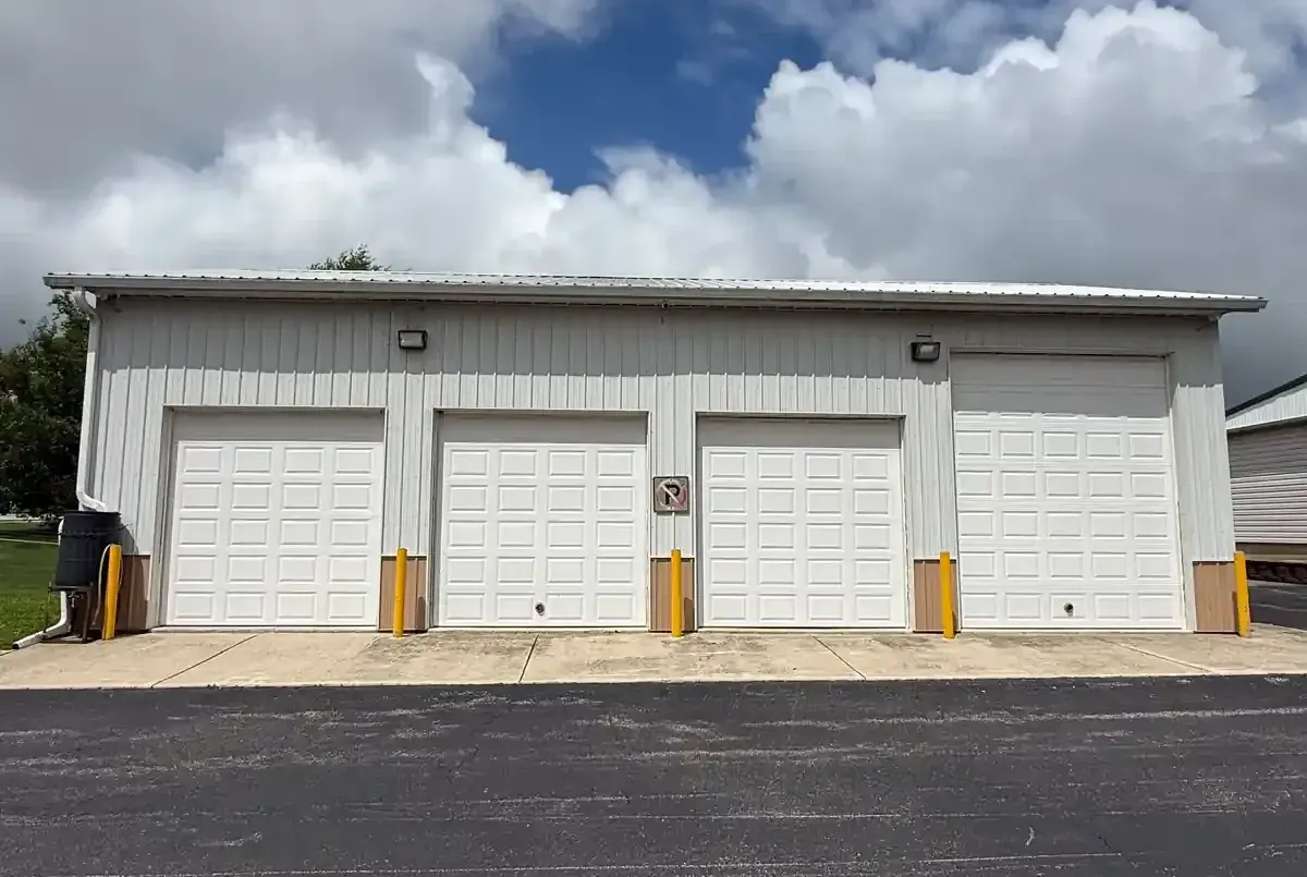 Front shot of facility doors
