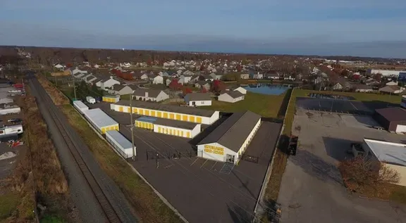 Aerial view of Hoosier Self Storage